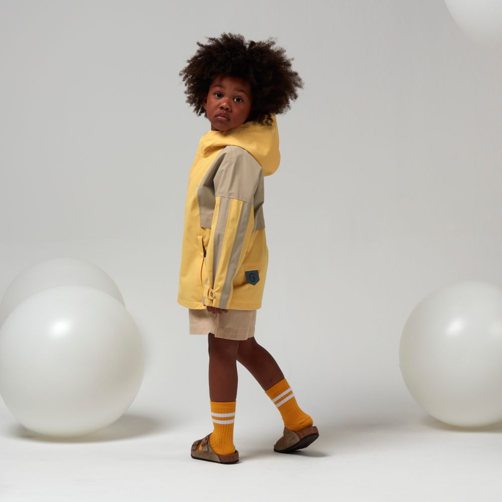 Куртка GOSOAKY "Roaring cat", желтая - Фото № 4